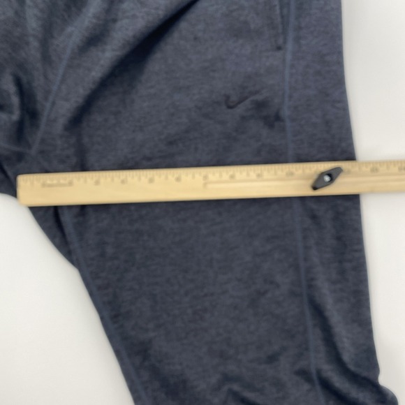 Nike Pants Mens Large Black Therma Fit Training Joggers Ankle Zips Athleisure - Picture 11 of 14